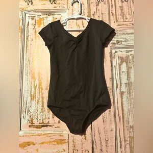 Danskin Now Black Kids Bodysuit